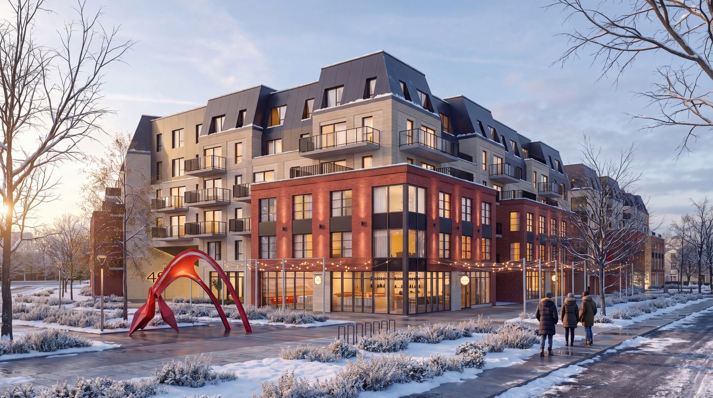 The project in winter